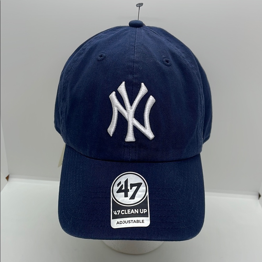 Anthropologie New York Yankees Blue and White Hat Stylish Cap